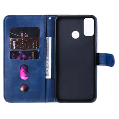 Fashion Calf Texture Zipper Horizontal Flip Leather Case with Stand & Card Slots & Wallet Function, For Huawei Honor 9X Lite