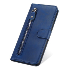 Fashion Calf Texture Zipper Horizontal Flip Leather Case with Stand & Card Slots & Wallet Function, For Huawei Honor 9X Lite