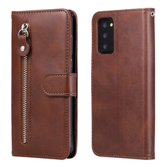 Fashion Calf Texture Zipper Horizontal Flip Leather Case with Stand & Card Slots & Wallet Function, For iPhone 12 mini, For iPhone 12 Pro Max, For Xiaomi Redmi 9C, For Xiaomi Redmi 9A, For Samsung Galaxy Note20 Ultra, For Samsung Galaxy Note20