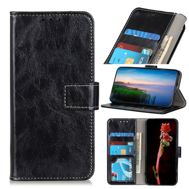 Retro Crazy Horse Texture Horizontal Flip Leather Case with Holder & Card Slots & Photo Frame & Wallet, For Samsung Galaxy S20 FE 5G / S20 Fan Edition / S20 Lite