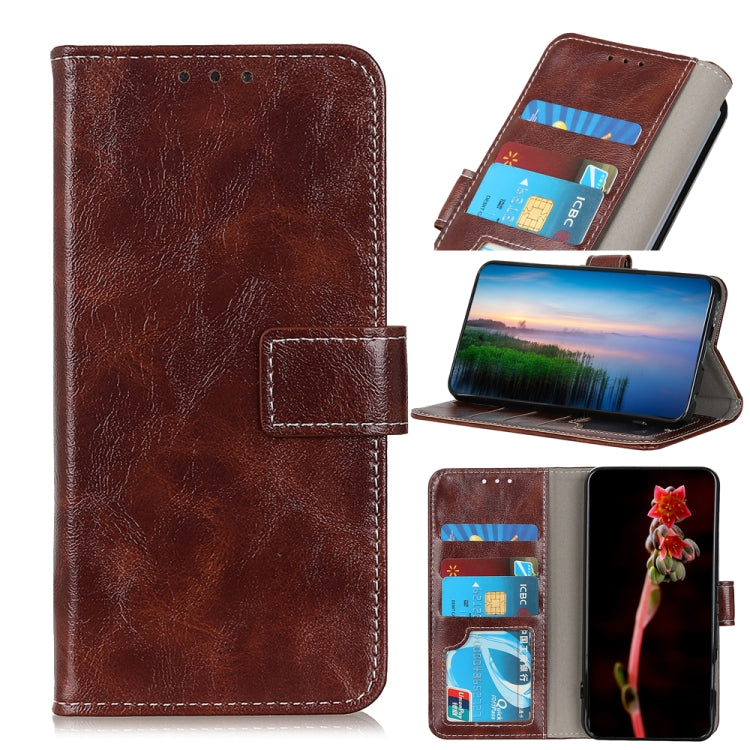 Retro Crazy Horse Texture Horizontal Flip Leather Case with Holder & Card Slots & Photo Frame & Wallet, For Samsung Galaxy S20 FE 5G / S20 Fan Edition / S20 Lite