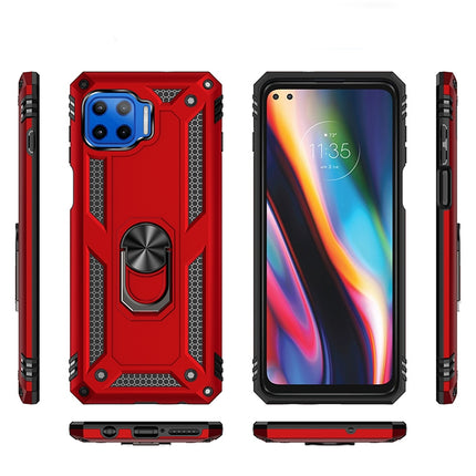 Shockproof TPU + PC Protective Case with 360 Degree Rotating Holder, For Motorola Moto G Fast, For Motorola Moto G 5G Plus