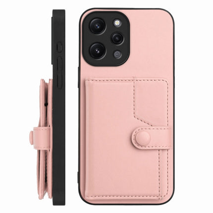 Button Card Bag RFID Anti-theft Phone Case, For Redmi 12 4G Global, For Redmi Note 12 Turbo, For Redmi K60 / K60 Pro, For Redmi Note 12S 4G Global