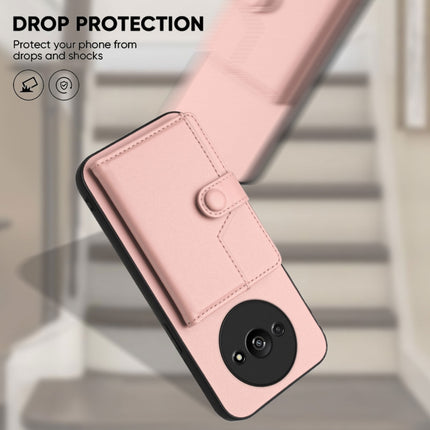 Button Card Bag RFID Anti-theft Phone Case, For Redmi A3 4G Global, For Redmi Note 13 Pro 4G Global, For Redmi Note 13 4G Global, For Redmi 13C 5G / 13R