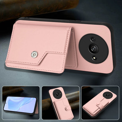 Button Card Bag RFID Anti-theft Phone Case, For Redmi A3 4G Global, For Redmi Note 13 Pro 4G Global, For Redmi Note 13 4G Global, For Redmi 13C 5G / 13R