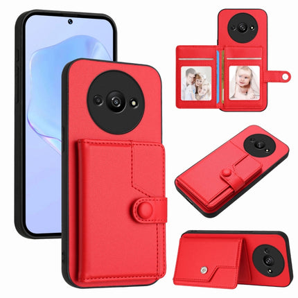Button Card Bag RFID Anti-theft Phone Case, For Redmi A3 4G Global, For Redmi Note 13 Pro 4G Global, For Redmi Note 13 4G Global, For Redmi 13C 5G / 13R
