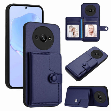 Button Card Bag RFID Anti-theft Phone Case, For Redmi A3 4G Global, For Redmi Note 13 Pro 4G Global, For Redmi Note 13 4G Global, For Redmi 13C 5G / 13R