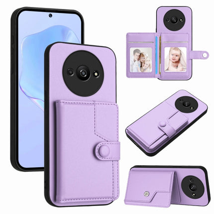 Button Card Bag RFID Anti-theft Phone Case, For Redmi A3 4G Global, For Redmi Note 13 Pro 4G Global, For Redmi Note 13 4G Global, For Redmi 13C 5G / 13R