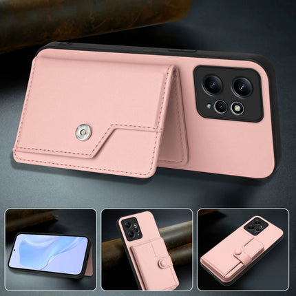 Button Card Bag RFID Anti-theft Phone Case, For Redmi Note 12 4G Global, For Redmi Note 12 Pro+ Global, For Redmi Note 12 Pro 5G Global, For Redmi Note 12 Pro Speed