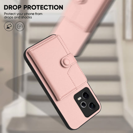 Button Card Bag RFID Anti-theft Phone Case, For Redmi Note 12 5G Global, For Redmi 12C / 11A, For Redmi 10C