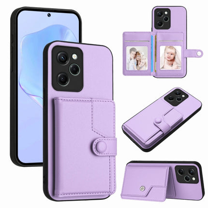 Button Card Bag RFID Anti-theft Phone Case, For Redmi Note 12 4G Global, For Redmi Note 12 Pro+ Global, For Redmi Note 12 Pro 5G Global, For Redmi Note 12 Pro Speed