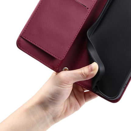 Ring Buckle Rhombic Leather Phone Case, For iPhone 18 Pro, For iPhone 18 Pro Max, For iPhone 17e / 16e, For iPhone 17 Pro Max