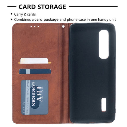 Rhombus Texture Horizontal Flip Magnetic Leather Case with Holder & Card Slots, For OPPO Find X2 Pro, For OPPO Reno4 5G, For OPPO Find X2 Neo / Reno 3 Pro