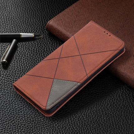 Rhombus Texture Horizontal Flip Magnetic Leather Case with Holder & Card Slots, For OPPO Find X2 Pro, For OPPO Reno4 5G, For OPPO Find X2 Neo / Reno 3 Pro