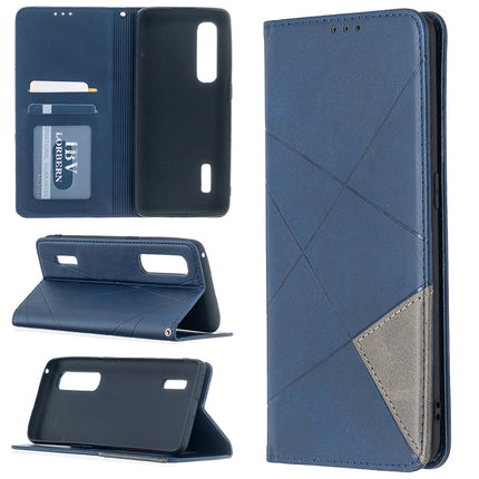Rhombus Texture Horizontal Flip Magnetic Leather Case with Holder & Card Slots, For OPPO Find X2 Pro, For OPPO Reno4 5G, For OPPO Find X2 Neo / Reno 3 Pro