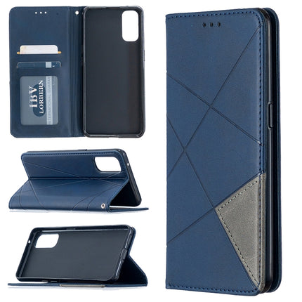Rhombus Texture Horizontal Flip Magnetic Leather Case with Holder & Card Slots, For OPPO Find X2 Pro, For OPPO Reno4 5G, For OPPO Find X2 Neo / Reno 3 Pro