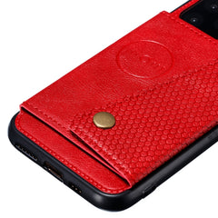 Leather Protective Case with Holder & Card Slots, For iPhone 12 mini, For iPhone 12 / 12 Pro, For iPhone 12 Pro Max