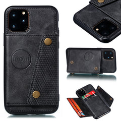 Leather Protective Case with Holder & Card Slots, For iPhone 12 mini, For iPhone 12 / 12 Pro, For iPhone 12 Pro Max