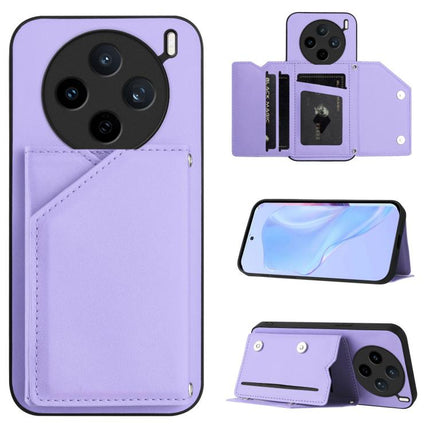 Skin Feel Four Card Slots Phone Case with Wrist Strap, For vivo X200s, For vivo Y29 4G / T4x / Y300t, For vivo V50 / V50e, For vivo X200 Ultra