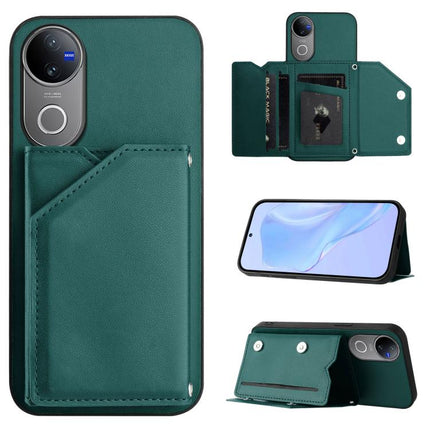 Skin Feel Four Card Slots Phone Case with Wrist Strap, For vivo X200s, For vivo Y29 4G / T4x / Y300t, For vivo V50 / V50e, For vivo X200 Ultra