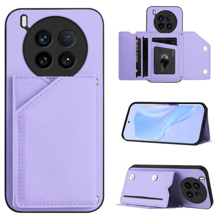 Skin Feel Four Card Slots Phone Case with Wrist Strap, For vivo X200s, For vivo Y29 4G / T4x / Y300t, For vivo V50 / V50e, For vivo X200 Ultra