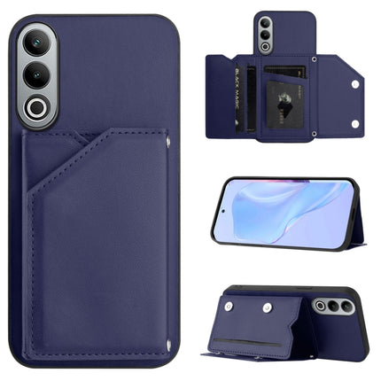 Skin Feel Four Card Slots Phone Case with Wrist Strap, For OnePlus Nord CE4, For OnePlus Nord CE 3 Lite