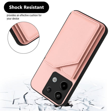 Skin Feel Four Card Slots Phone Case with Wrist Strap, For Xiaomi Poco X6, For Xiaomi Poco C65, For Xiaomi Poco F5 5G, For Xiaomi Poco F5 Pro 5G