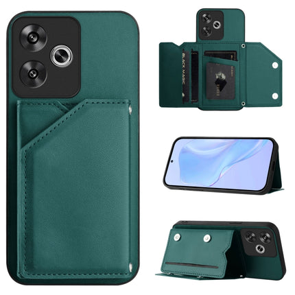 Skin Feel Four Card Slots Phone Case with Wrist Strap, For Xiaomi 15 Ultra, For Xiaomi Poco X7 Pro, For Xiaomi Poco F6, For Xiaomi Civi 4 Pro