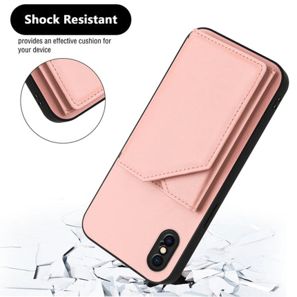 Skin Feel Four Card Slots Phone Case with Wrist Strap