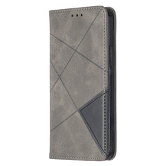 Rhombus Texture Horizontal Flip Magnetic Leather Case with Holder & Card Slots, For Xiaomi Redmi 9A, For Xiaomi Redmi 9C, For iPhone 12 mini, For iPhone 12 / 12 Pro, For iPhone 12 Pro Max