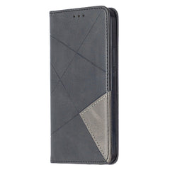 Rhombus Texture Horizontal Flip Magnetic Leather Case with Holder & Card Slots, For Xiaomi Redmi 9A, For Xiaomi Redmi 9C, For iPhone 12 mini, For iPhone 12 / 12 Pro, For iPhone 12 Pro Max