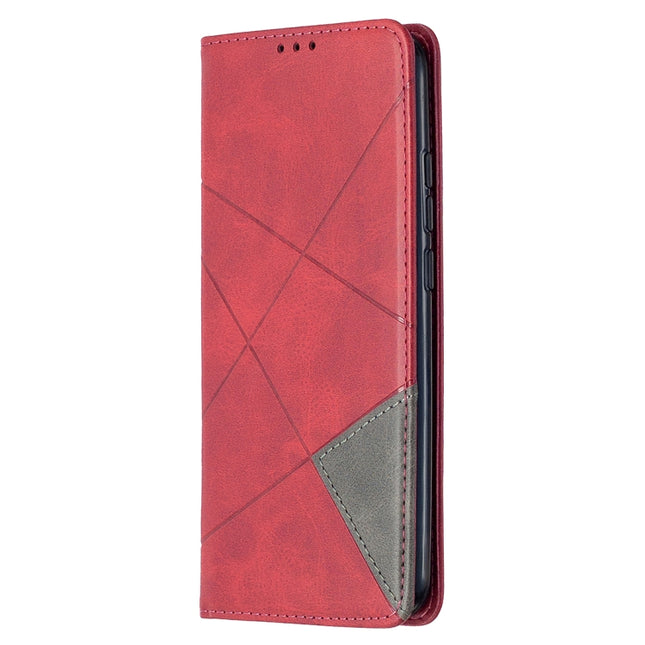 Funda de cuero magnética con tapa horizontal y textura de rombos con soporte y ranuras para tarjetas, para Xiaomi Redmi 9A, para Xiaomi Redmi 9C, para iPhone 12 mini, para iPhone 12/12 Pro, para iPhone 12 Pro Max