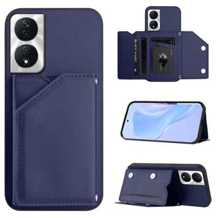 Skin Feel Four Card Slots Phone Case with Wrist Strap, For Honor X8b Global, For Honor X9b / Magic6 Lite, For Honor X7b / Play 8T, For Honor X6A Global
