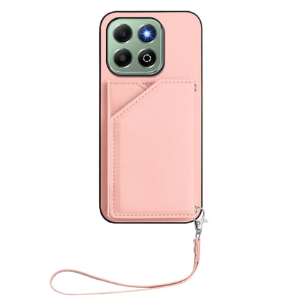 Skin Feel Four Card Slots Phone Case with Wrist Strap, For Honor X6b, For Honor 200, For Honor 200 Pro, For Honor 200 Lite 5G