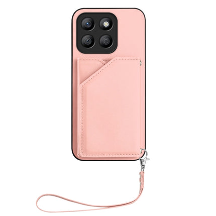 Skin Feel Four Card Slots Phone Case with Wrist Strap, For Honor X8b Global, For Honor X9b / Magic6 Lite, For Honor X7b / Play 8T, For Honor X6A Global