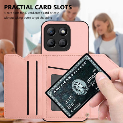 Skin Feel Four Card Slots Phone Case with Wrist Strap, For Honor X8b Global, For Honor X9b / Magic6 Lite, For Honor X7b / Play 8T, For Honor X6A Global