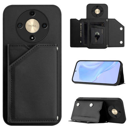 Skin Feel Four Card Slots Phone Case with Wrist Strap, For Honor X8b Global, For Honor X9b / Magic6 Lite, For Honor X7b / Play 8T, For Honor X6A Global