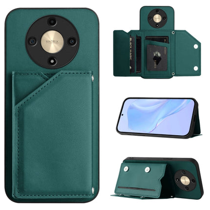 Skin Feel Four Card Slots Phone Case with Wrist Strap, For Honor X8b Global, For Honor X9b / Magic6 Lite, For Honor X7b / Play 8T, For Honor X6A Global