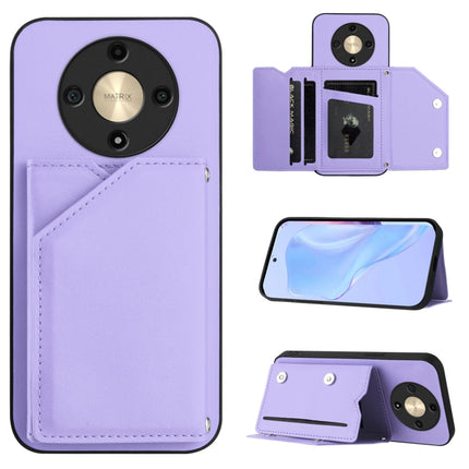 Skin Feel Four Card Slots Phone Case with Wrist Strap, For Honor X8b Global, For Honor X9b / Magic6 Lite, For Honor X7b / Play 8T, For Honor X6A Global