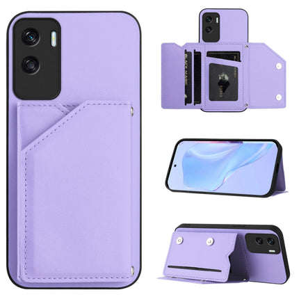 Skin Feel Four Card Slots Phone Case with Wrist Strap, For Honor X50i / 90 Lite, For Honor 90, For Honor X7A / Play7T, For Honor X8A