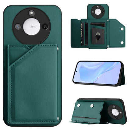 Skin Feel Four Card Slots Phone Case with Wrist Strap, For Honor 400 Lite Global / X70i, For Honor X8c 4G, For Honor X60 Pro / X9c / Magic7 Lite, For Honor X60 / X9c Smart