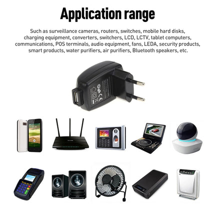 HYT-0500500EW 5V 1A USB Port Power Adapter, 5V 1A, EU Plug