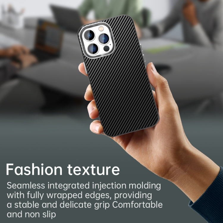Carbon Fiber Series IMD Phone Case, For iPhone 14 Pro Max, For iPhone 13 Pro Max, For iPhone 13 Pro, For iPhone 13, For iPhone 12, For iPhone 12 Pro Max
