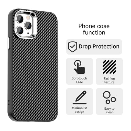 Carbon Fiber Series IMD Phone Case, For iPhone 11 Pro Max, For iPhone 11, For iPhone 11 Pro