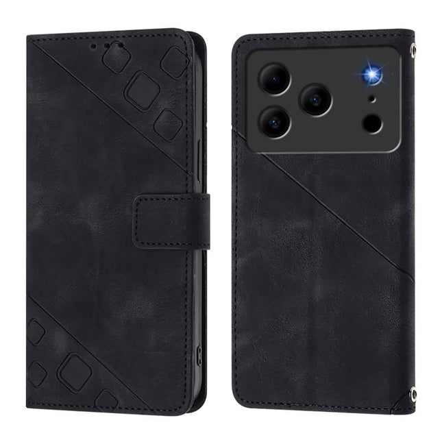 Skin-feel Embossed Leather Phone Case, For Doogee Note 56 / Note 56 Pro, For Doogee Note 59 5G / Note 59 Pro, For Doogee N55 Plus