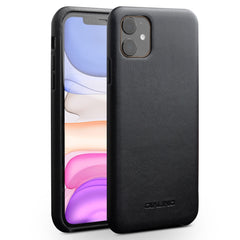 QIALINO Shockproof Cowhide Leather Protective Case, For iPhone 11 Pro, For iPhone 11, For iPhone 11 Pro Max