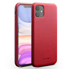 QIALINO Shockproof Cowhide Leather Protective Case, For iPhone 11 Pro, For iPhone 11, For iPhone 11 Pro Max