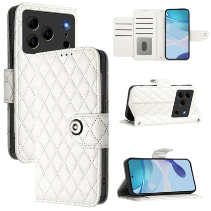 Rhombic Texture Flip Leather Phone Case with Lanyard, For Doogee Note 56 / Note 56 Pro, For Doogee Note 59 5G / Note 59 Pro, For Doogee N55 Plus