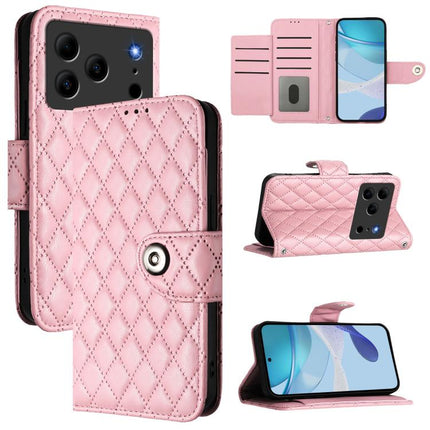 Rhombic Texture Flip Leather Phone Case with Lanyard, For Doogee Note 56 / Note 56 Pro, For Doogee Note 59 5G / Note 59 Pro, For Doogee N55 Plus
