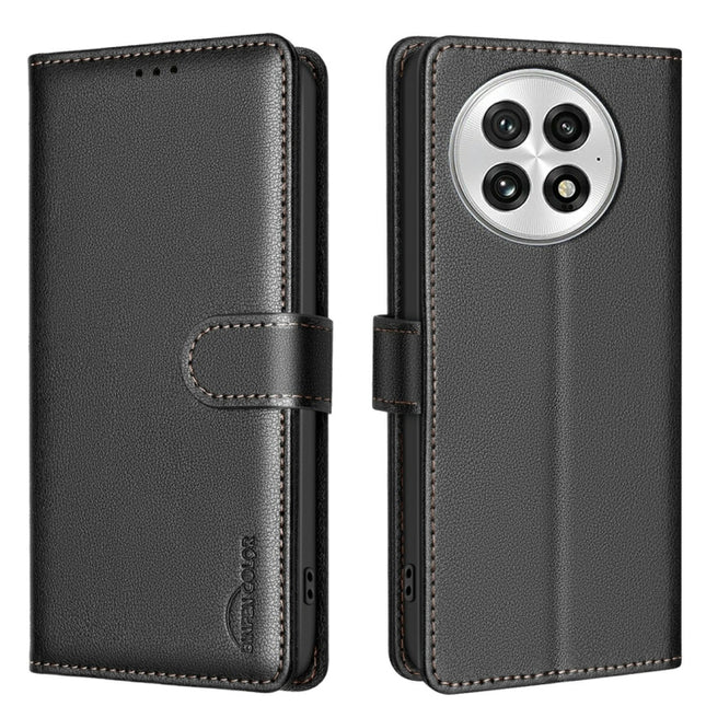 Litchi Texture RFID Anti-theft Leather Phone Case, For OnePlus 13